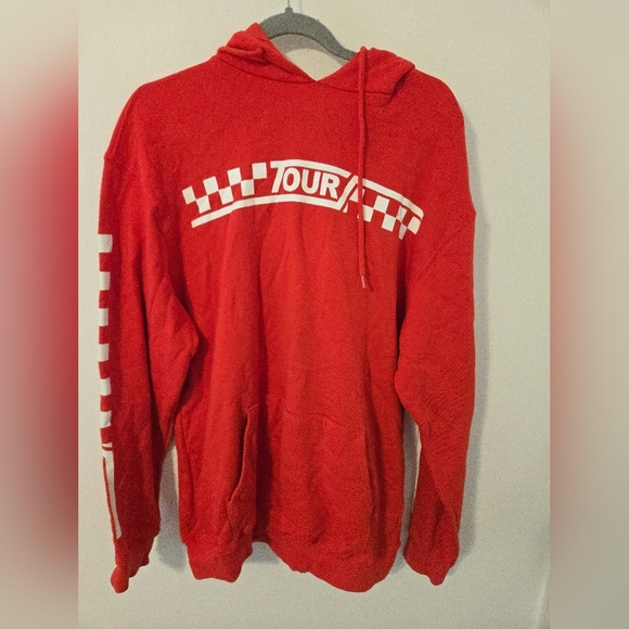 Justin Bieber Red Tour Mens Size Medium Sweatshirt Sweater Hoodie Merch - Picture 1 of 7